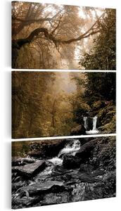 Canvas Tavla - Small Waterfall - 60x120