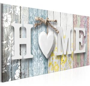 Canvas Tavla - Smell of Home Colourful Wide - 100x45