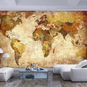 Fototapet - Old World Map - 100x70
