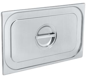 PULSIVA Kantinlock Smart utan urtag för sked GN 1/1; Storlek GN 1/1, 53x32.5 cm (LxB); Silverfärg