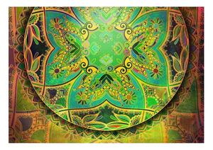 Fototapet - Mandala: Emerald Fantasy - 100x70