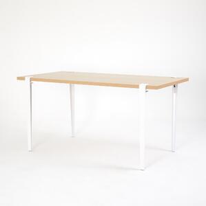 PINEIOS Matbord 150x75 cm Brun/Vit -