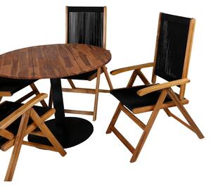 COT LITTLE JOHN Matbord 100 cm + 4 stolar | Utemöbler