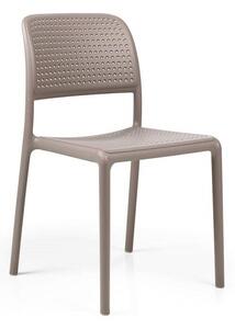 Stol Bora Bistrot, sh.46,5 cm, stapelbar, duvgrå