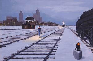 Illustration Toronto Rail Lands, Dave Rheaume Artist