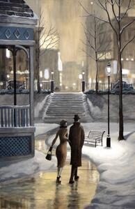 Illustration Shortcut Through the Park, Dave Rheaume Artist