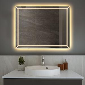 Badrumsspegel Fyrkant med LED-belysning-Guane Varm Vit 3000k Bred 60 x Hög 48 cm Ej 0:- Ej 0:- Ej 0:- Ej 0:-
