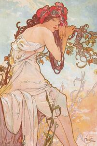 Poster, Affisch The Seasons Summer, Alphonse Mucha