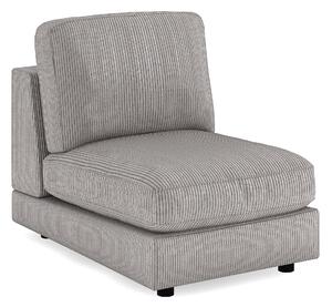Arken 1-sits Mittmodul i Manchester 70 cm bred - Mörkgrå
