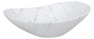 COMAD UN-LENA-MW17 - LENA 61,5x36 cm handfat i keramik, matt vit