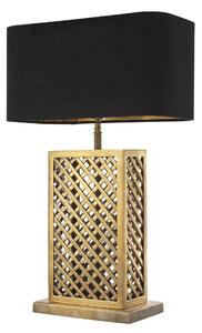 Idyllwild bordslampa mässing/svart 72cm