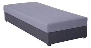 Möblerad dagbädd med förvaringsutrymme JACOB XL lastkapacitet 130 kg 90x200 cm grå
