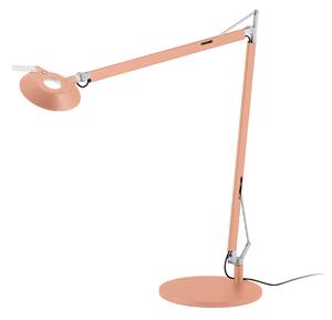 Stilnovo - Torino skrivbordslampa med platt fot peach 3012 - Bordslampor - Röd