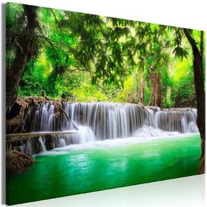 Canvas Tavla - Kanjanaburi Waterfall Wide - 90x60