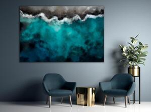 Canvas Tavla - Blue Lagoon Wide - 90x60
