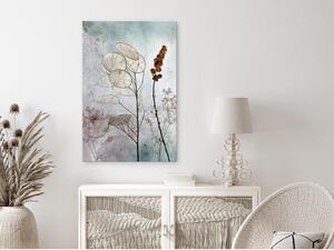 Canvas Tavla - Foggy Lunaria Vertical - 40x60