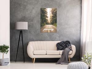 Canvas Tavla - Journey Into The Unknown Vertical - 40x60