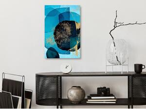 Canvas Tavla - Ocean Kaleidoscope Vertical - 40x60