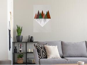 Canvas Tavla - Symmetrical Land Vertical - 40x60