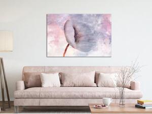 Canvas Tavla - Windy Flower Wide - 60x40