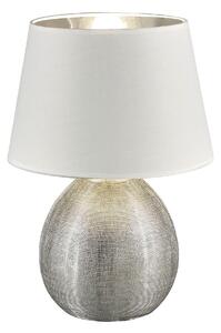 Trio Lighting Luxor bordslampa 35cm E27 silver -