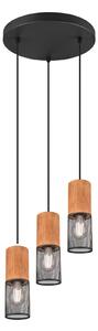 Trio Lighting Tosh taklampa 3L E27 mattsvart -