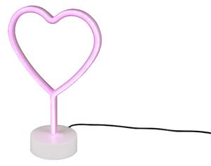 Trio Lighting Heart LED bordslampa vit - TRIO