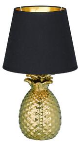 Trio Lighting Pineapple bordslampa 35cm E14 guld/ svart - Guld|Svart