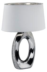 Trio Lighting Taba bordslampa 52cm E27 silver/vit - Silver|Vit