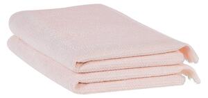 Handduk Atiu set om 2 Rosa - Rosa