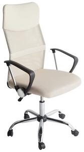 Kontorsstol Design Beige/Svart/Silver - Beige/Svart/Silver