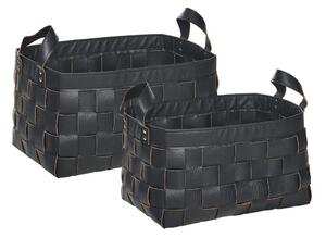 Korg Sippar set om 2 Svart - Svart