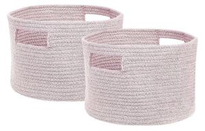 Korg Chiniot set om 2 Pastellrosa - Pastellrosa