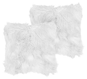 Prydnadskuddar Lubha set om 2 Vit - Vit