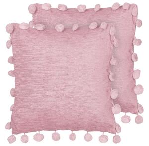 Prydnadskuddar Jasmine set om 2 Rosa - Rosa