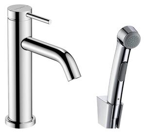 Tvättställsblandare Hansgrohe Tecturis S 110 med Bidettehanddusch och Duschslang