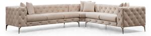 Leithfield Hörnsoffa 6-sits Beige -