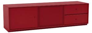 Montana - OCTAVE VI TV Bench, 06-Plinth3cm, 165 Beetroot - TV-bänkar - Peter J. Lassen - Röd - MDF