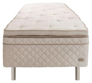 DUX - Dux 30 resårbotten fast 80x200 cm/ Top Pad Bäddmadrass/ Rund oatmeal 20 cm - Sängar - Beige