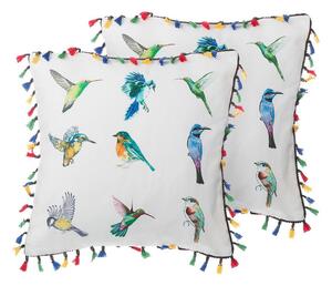 Prydnadskuddar Mallow set om 2 -