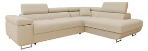 Gabina Soffa med Schäslong 3-sits - Beige