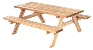 Bänkset Standard, 6-sits, Thermowood, natur