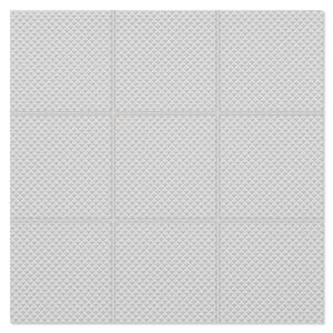 Mosaik Klinker Paintbox Ljusgrå-Våffla Matt-Relief 30x30