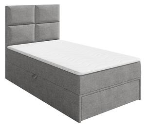 Bodskatan Sängpaket Kontinentalsäng 100x200 cm - Ljusgrå