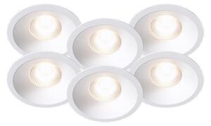 Plejd Downlight DWN-02 8W 515lm Vit 6-pack