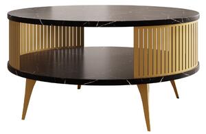 Galia Soffbord 75 cm - Guld/Svart