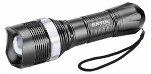 Extol - LED ficklampa LED/1W/3xAA svart