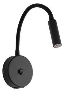 LED Vägglampa med USB port LAGOS 1xG9/3W/5V svart