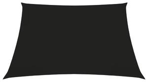 Solsegel oxfordtyg fyrkantigt 6x6 m svart