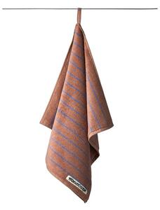 Bongusta - Naram Towels - Handduk - Camel / Ultramarine Blue - 50 x 80 cm